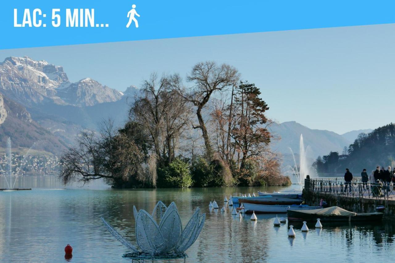 Le Paquier - Mycosyapart, Vieille Ville, Calme, Lac 100M, Netflix 阿讷西 外观 照片