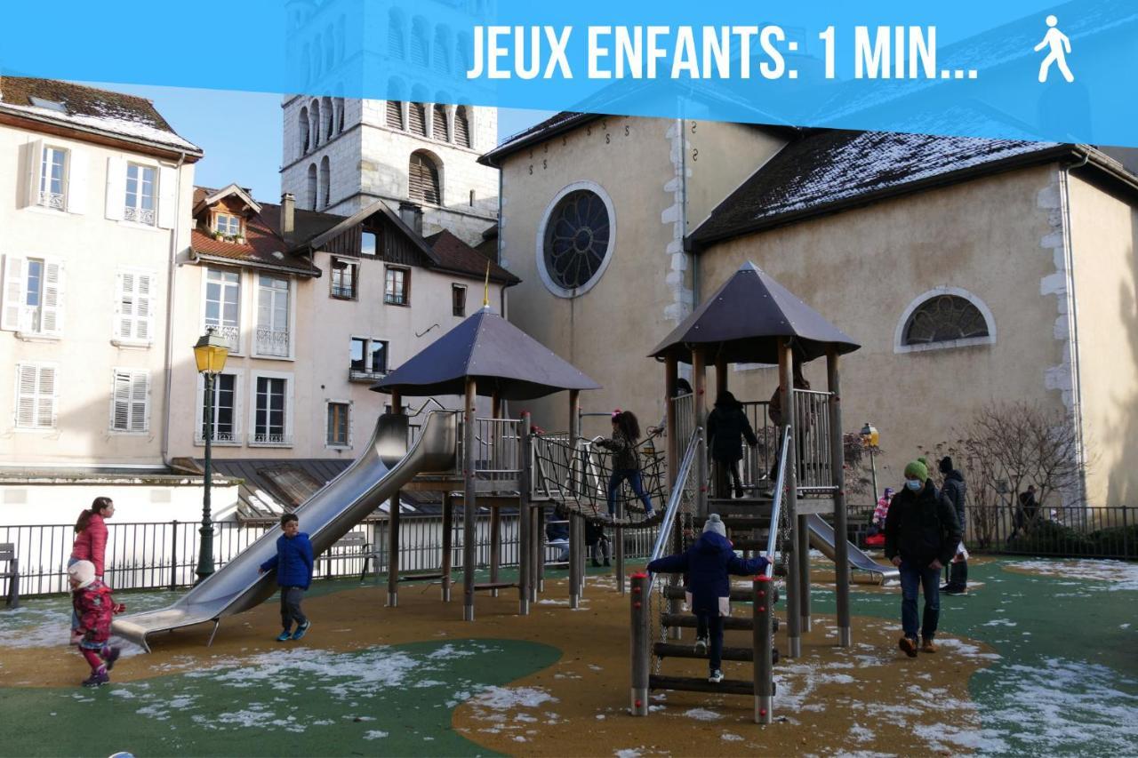 Le Paquier - Mycosyapart, Vieille Ville, Calme, Lac 100M, Netflix 阿讷西 外观 照片